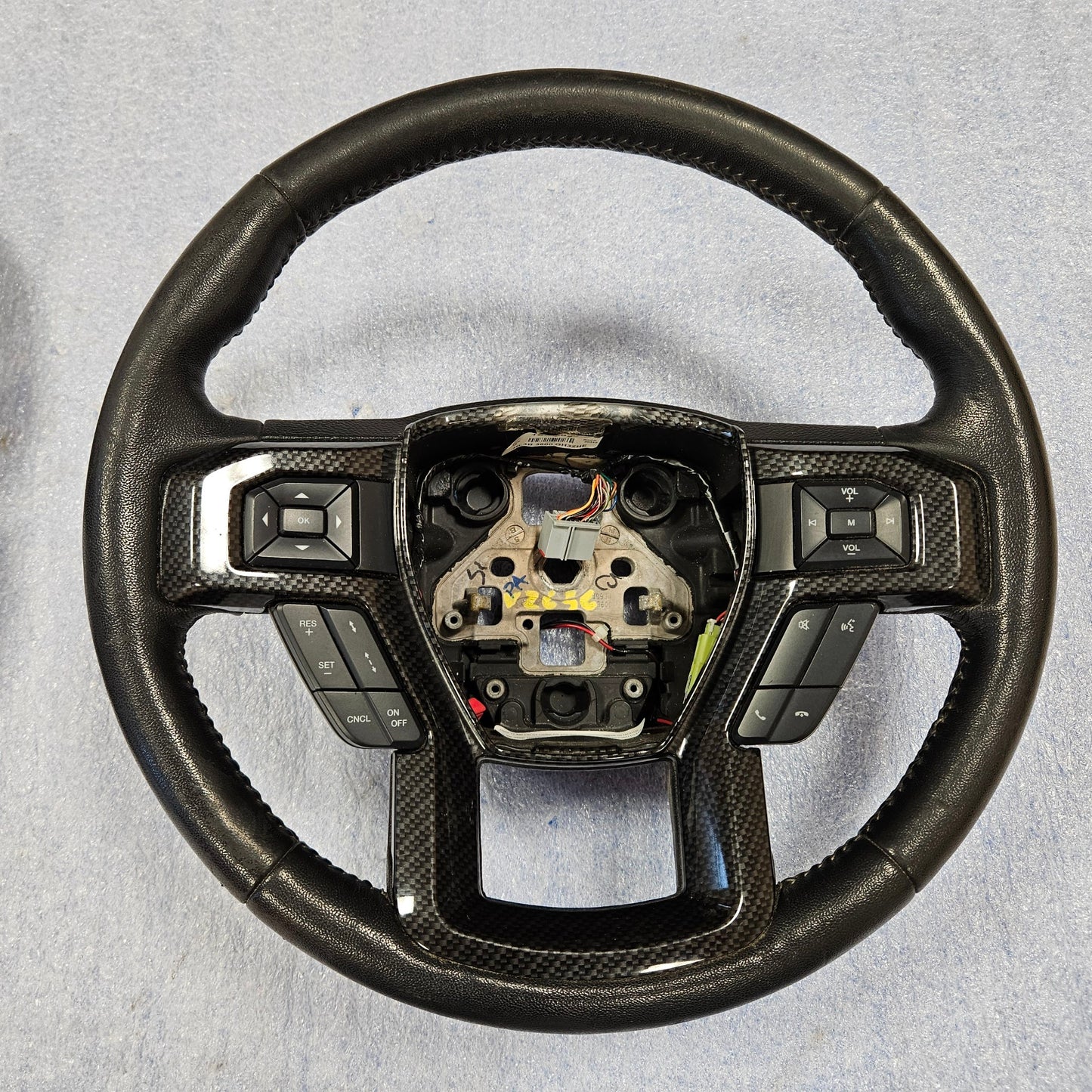 2015-2020 FORD F150 STEERING WHEEL DASH BEZEL AIR VENT TRIM CARBON FIBER  #3685
