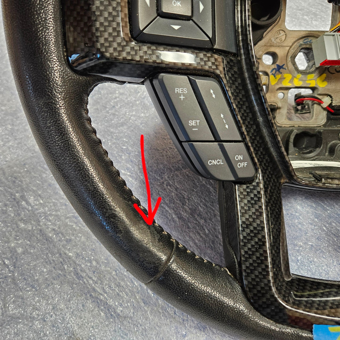 2015-2020 FORD F150 STEERING WHEEL DASH BEZEL AIR VENT TRIM CARBON FIBER  #3685