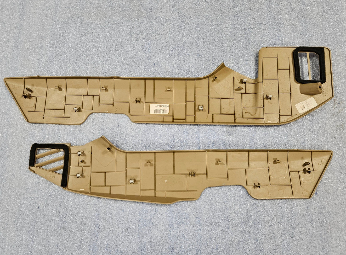 2015-2020 FORD F150 LEFT AND RIGHT CENTER CONSOLE TRIM MOLDING COVER CAMEL #3712