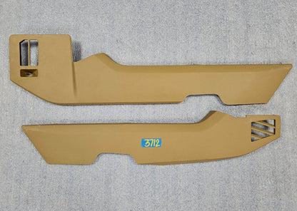 2015-2020 FORD F150 LEFT AND RIGHT CENTER CONSOLE TRIM MOLDING COVER CAMEL #3712