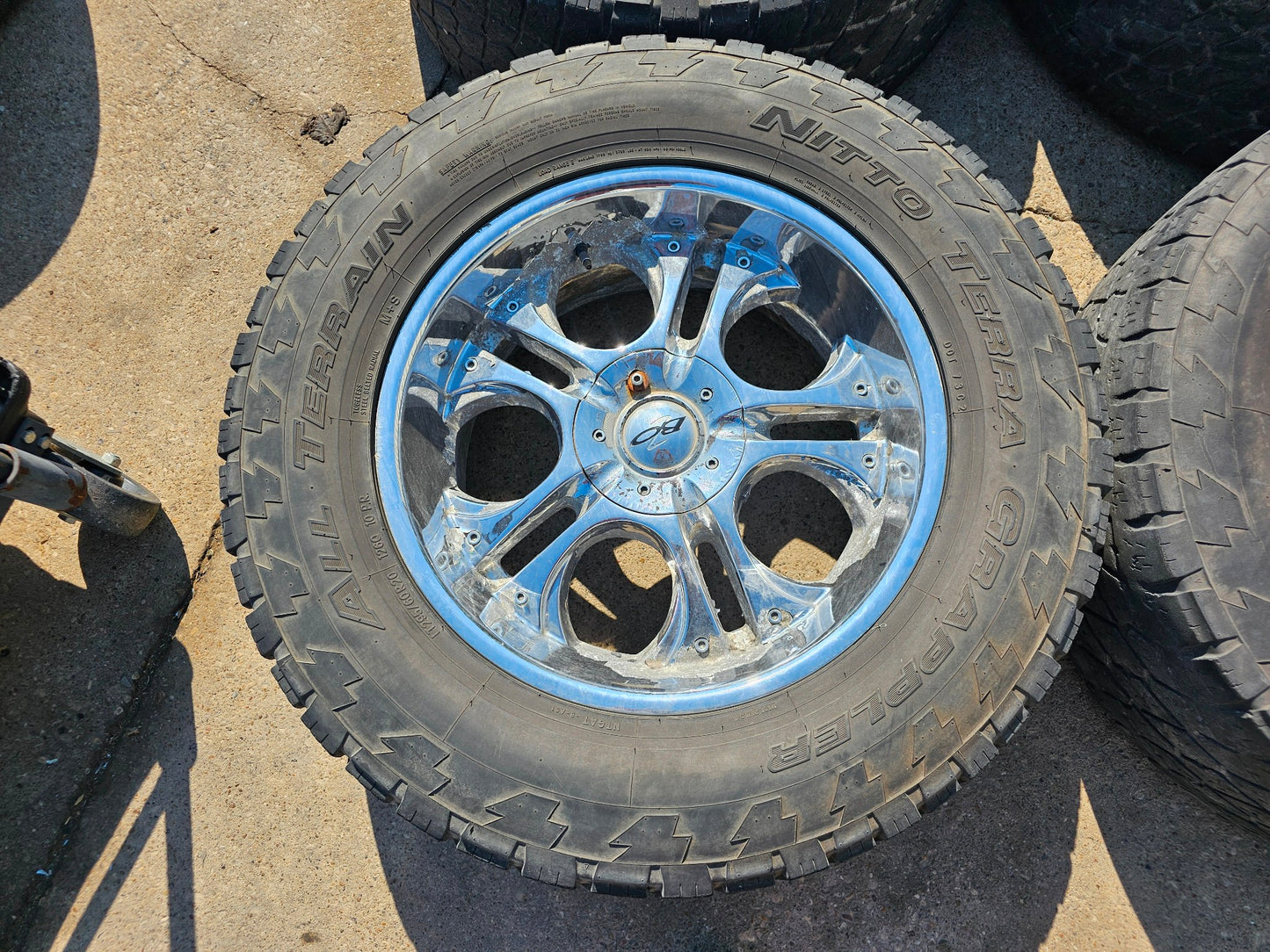 20" BZO CHROME WHEELS & NITTO TIRES CHEVY SILVERADO TAHOE GMC SIERRA #2006