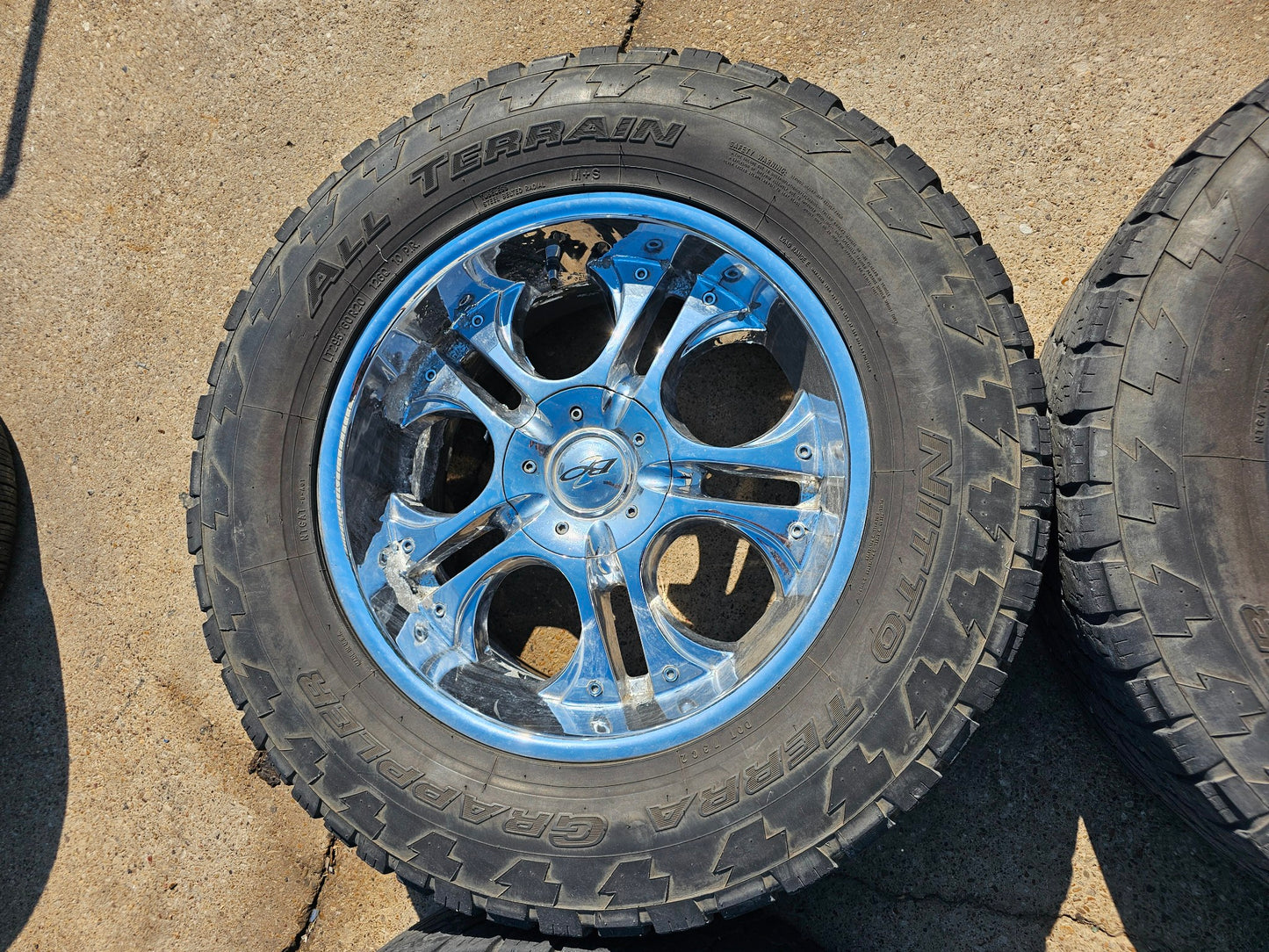 20" BZO CHROME WHEELS & NITTO TIRES CHEVY SILVERADO TAHOE GMC SIERRA #2006