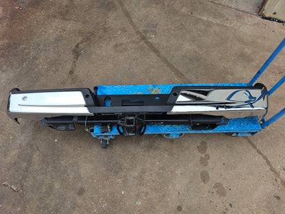 2021-2024 FORD F150 CHROME REAR BUMPER HITCH PARKING SENSORS 2022 2023 #3503