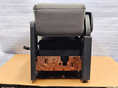 2015-2025 FORD F150 F250 F350 FRONT CENTER SEAT JUMP CONSOLE CLOTH GRAY #4052