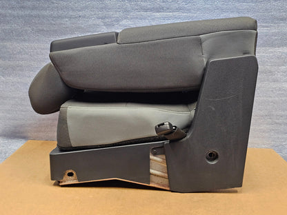 2015-2025 FORD F150 F250 F350 FRONT CENTER SEAT JUMP CONSOLE CLOTH GRAY #4052