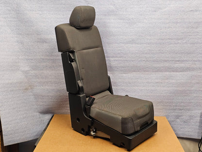 2015-2025 FORD F150 F250 F350 FRONT CENTER SEAT JUMP CONSOLE CLOTH GRAY #4052
