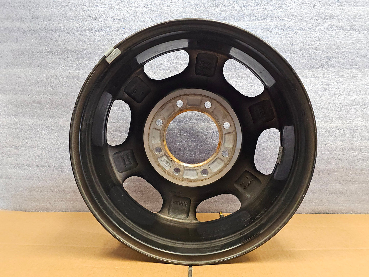 2023-2024 18" FORD F250 F350 BLACK WHEEL FACTORY OEM PC3C-1007-EB #4076