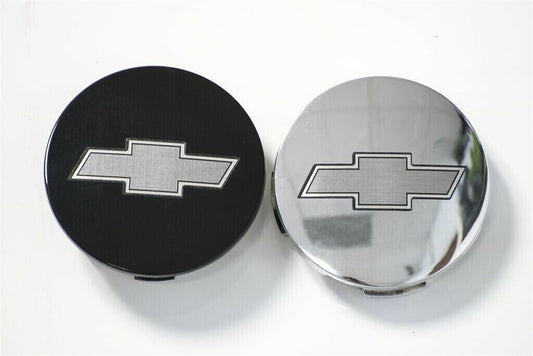 4 CHEVY TAHOE SILVERADO CENTER CAP LOGOS SILVER BOWTIE DECALS VINYL 20 22 WHEELS