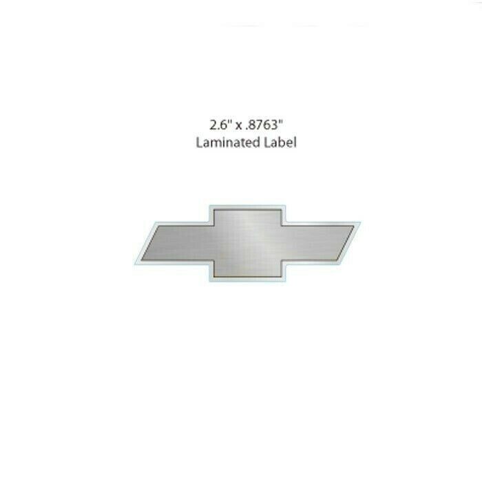 4 CHEVY TAHOE SILVERADO CENTER CAP LOGOS SILVER BOWTIE DECALS VINYL 20 22 WHEELS