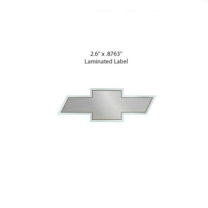 4 CHEVY TAHOE SILVERADO CENTER CAP LOGOS SILVER BOWTIE DECALS VINYL 20 22 WHEELS