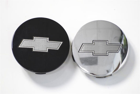 4 CHEVY TAHOE SILVERADO CENTER CAP LOGOS SILVER BOWTIE DECALS VINYL 20 22 WHEELS