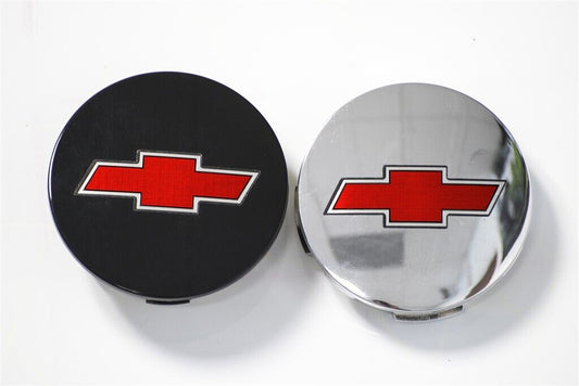 4 CHEVY TAHOE SILVERADO CENTER CAP LOGOS RED BOWTIE DECALS VINYL 18 20 22 WHEELS