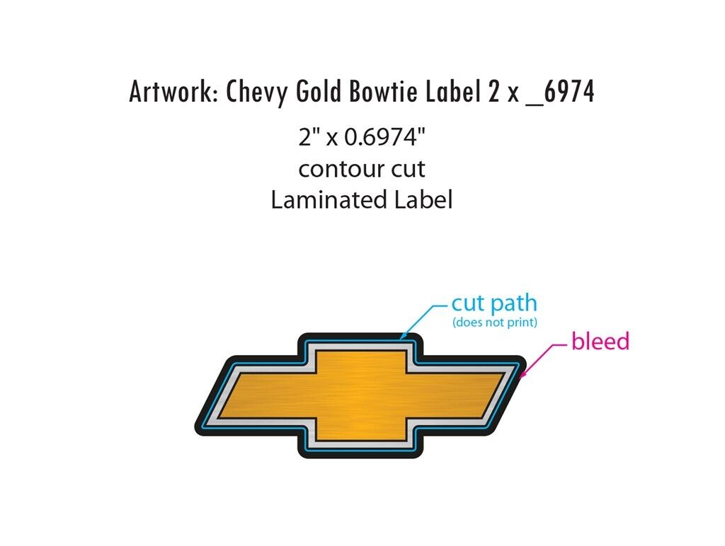 4-CHEVY CAMARO SILVERADO TAHOE 2" CENTER CAP GOLD BOWTIE DECALS 20 22 WHEELS