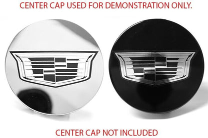 4 CADILLAC ESCALADE CTS ATS CENTER CAP LOGOS DECALS VINYL 20 22 WHEELS 8994