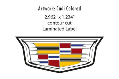 4 CADILLAC ESCALADE CTS ATS CENTER CAP LOGOS DECALS VINYL 20 22 WHEELS 8994
