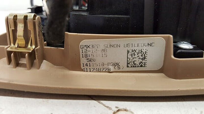 2009 CADILLAC CTS-V TAN OVER HEAD CONSOLE CONTROL FACTORY OEM DOME LIGHT -9241