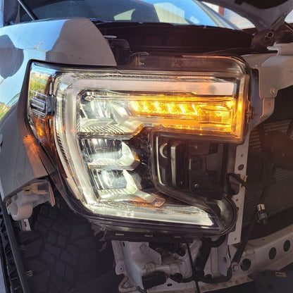 PARTS ONLY 19-21 GMC SIERRA 1500 AT4 LIMITED LEFT DRIVER HEADLIGHT 85535171