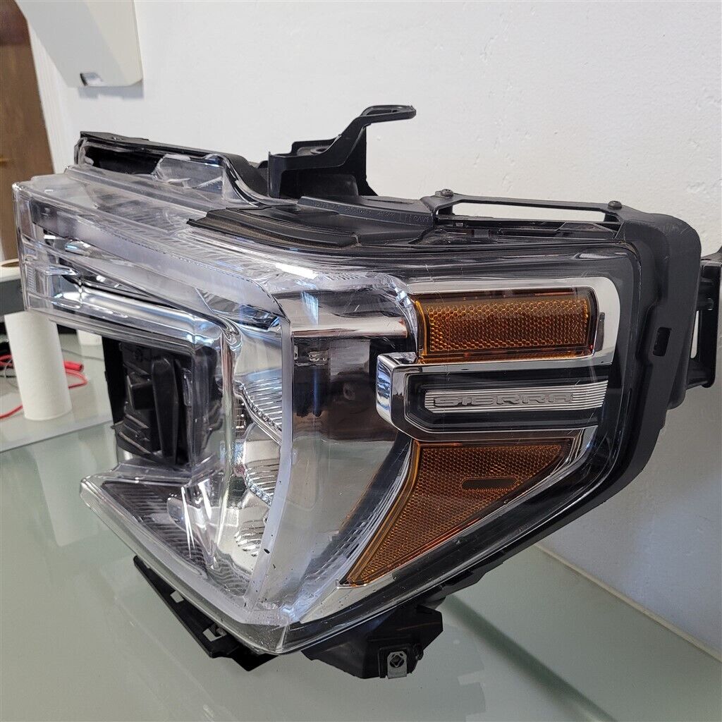 PARTS ONLY 19-21 GMC SIERRA 1500 AT4 LIMITED LEFT DRIVER HEADLIGHT 85535171