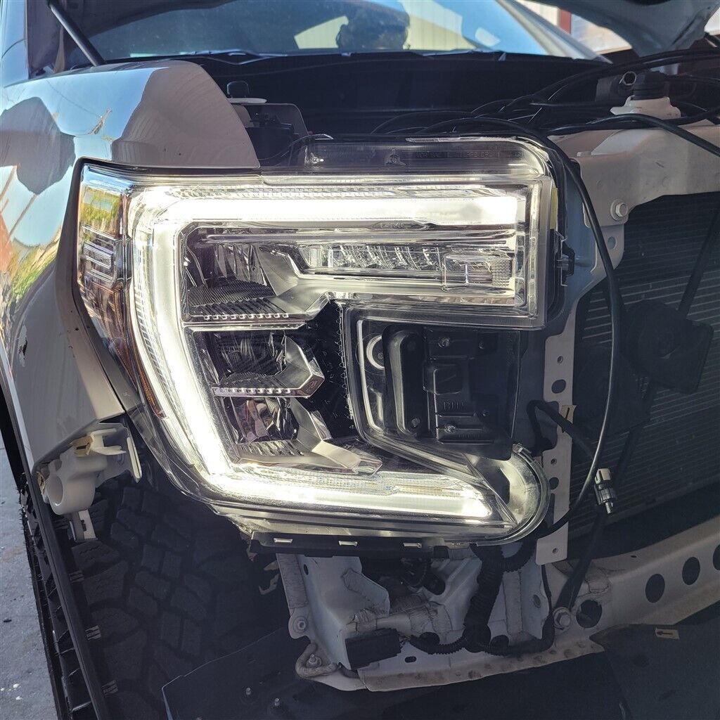 PARTS ONLY 19-21 GMC SIERRA 1500 AT4 LIMITED LEFT DRIVER HEADLIGHT 85535171