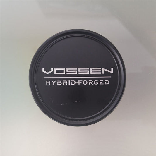 1-VOSSEN WHEELS HYBRID FORGED SATIN BLACK ALLOY CENTER CAP HUB CAP HF6 VFS HFX