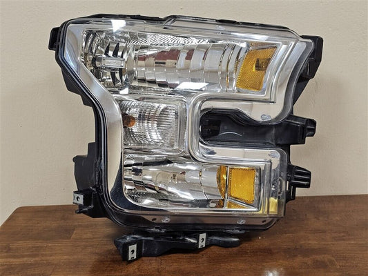 15-17 FORD F150 RIGHT PASSENGER HEADLIGHT HALOGEN FL34-13005-A XLT SXT