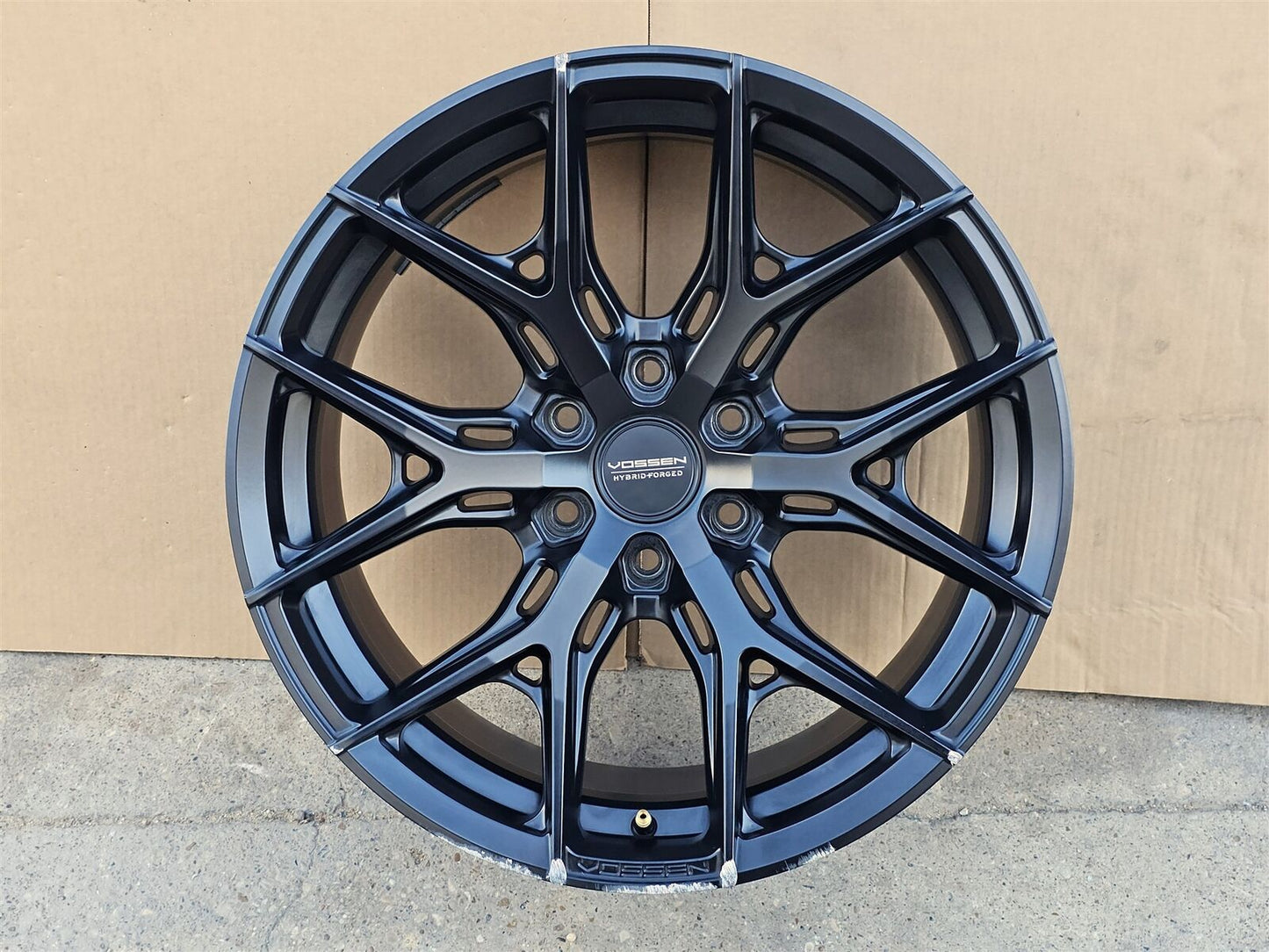(1) VOSSEN HF6-4 20x9.5 6x135 SATIN BLACK WHEEL HYBRID FORGED-FORD F150 18 21 22