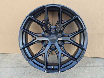 (1) VOSSEN HF6-4 20x9.5 6x135 SATIN BLACK WHEEL HYBRID FORGED-FORD F150 18 21 22