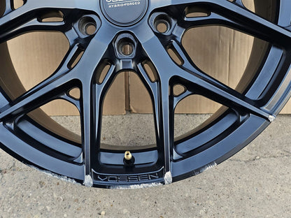 (1) VOSSEN HF6-4 20x9.5 6x135 SATIN BLACK WHEEL HYBRID FORGED-FORD F150 18 21 22