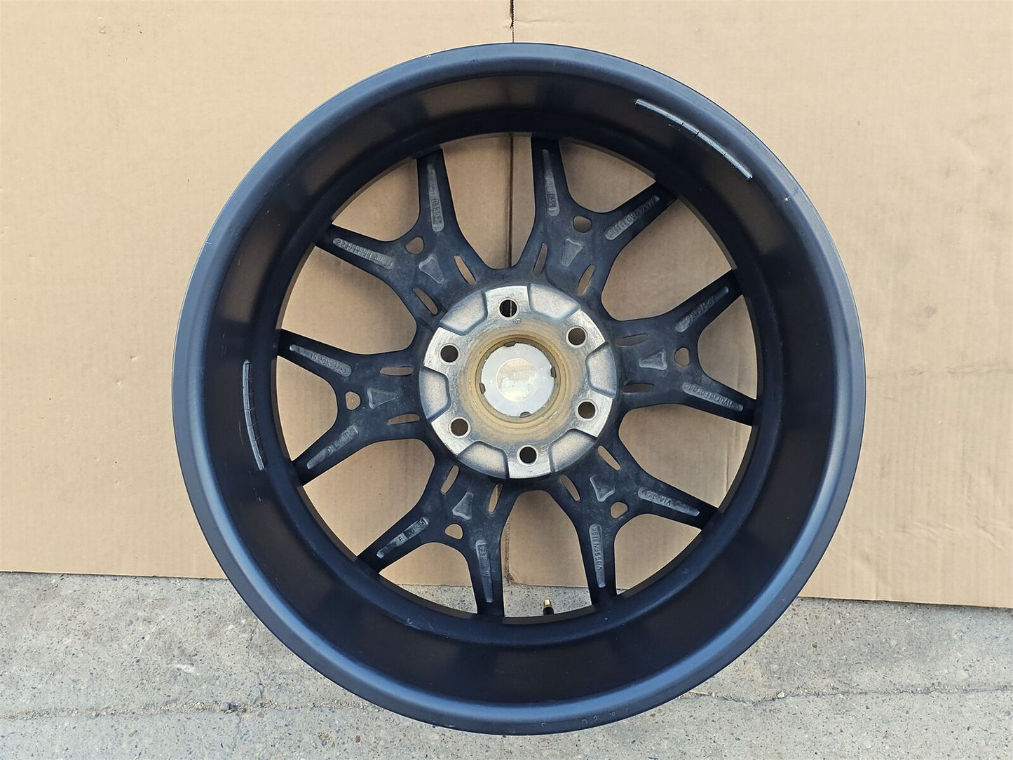 (1) VOSSEN HF6-4 20x9.5 6x135 SATIN BLACK WHEEL HYBRID FORGED-FORD F150 18 21 22