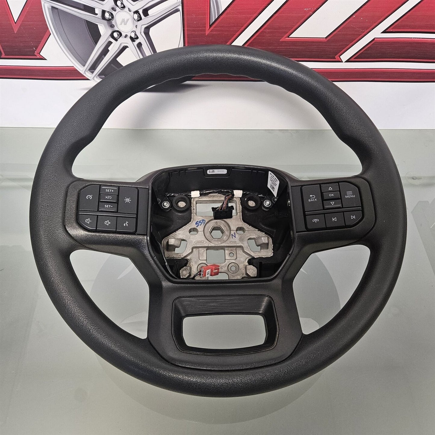 21 22 23 24 FORD F150 BLACK STEERING WHEEL XLT STX CONTROLS -13044