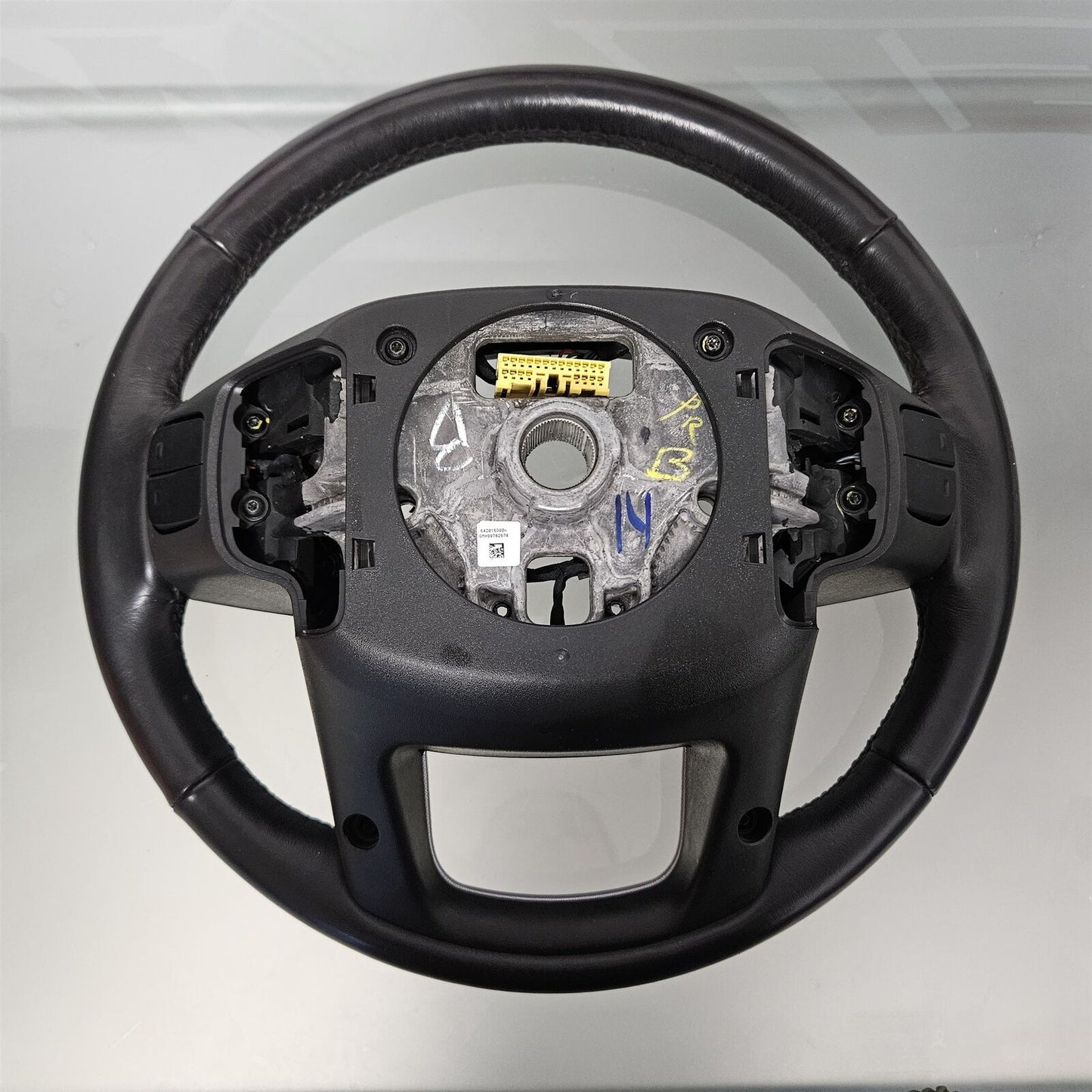 2019-2021 GM SIERRA 1500 BLACK LEATHER STEERING WHEEL 84646068 #13074
