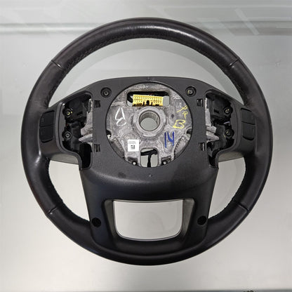 2019-2021 GM SIERRA 1500 BLACK LEATHER STEERING WHEEL 84646068 #13074