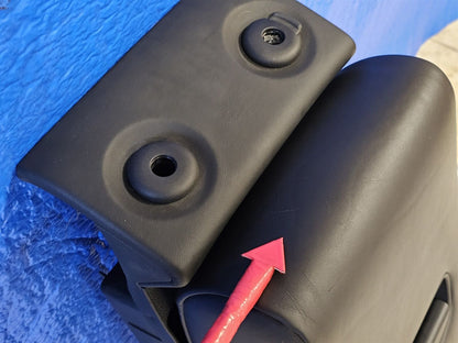 2015-2017 GENESIS G80 REAR SEAT CENTER ARMREST HEATED CONTROL LEATHER BLACK 16