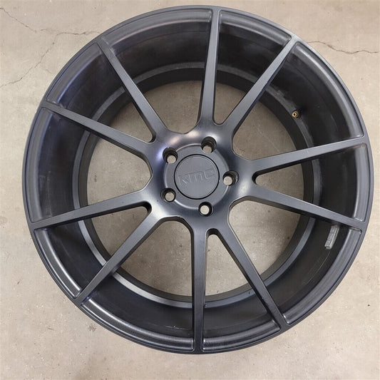 20" KMC FORD MUSTANG BLACK WHEELS RIMS 20x10 5X114.3 REAR WHEEL
