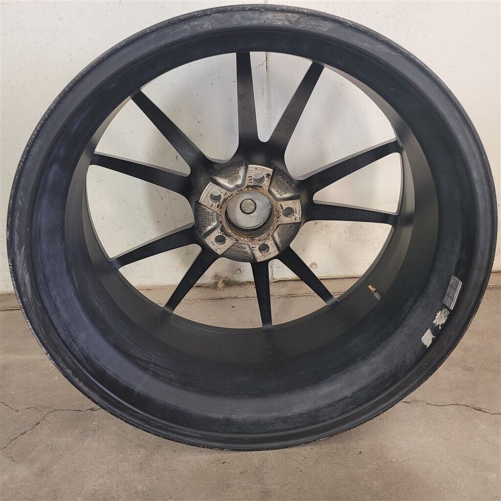 20" KMC FORD MUSTANG BLACK WHEELS RIMS 20x10 5X114.3 REAR WHEEL