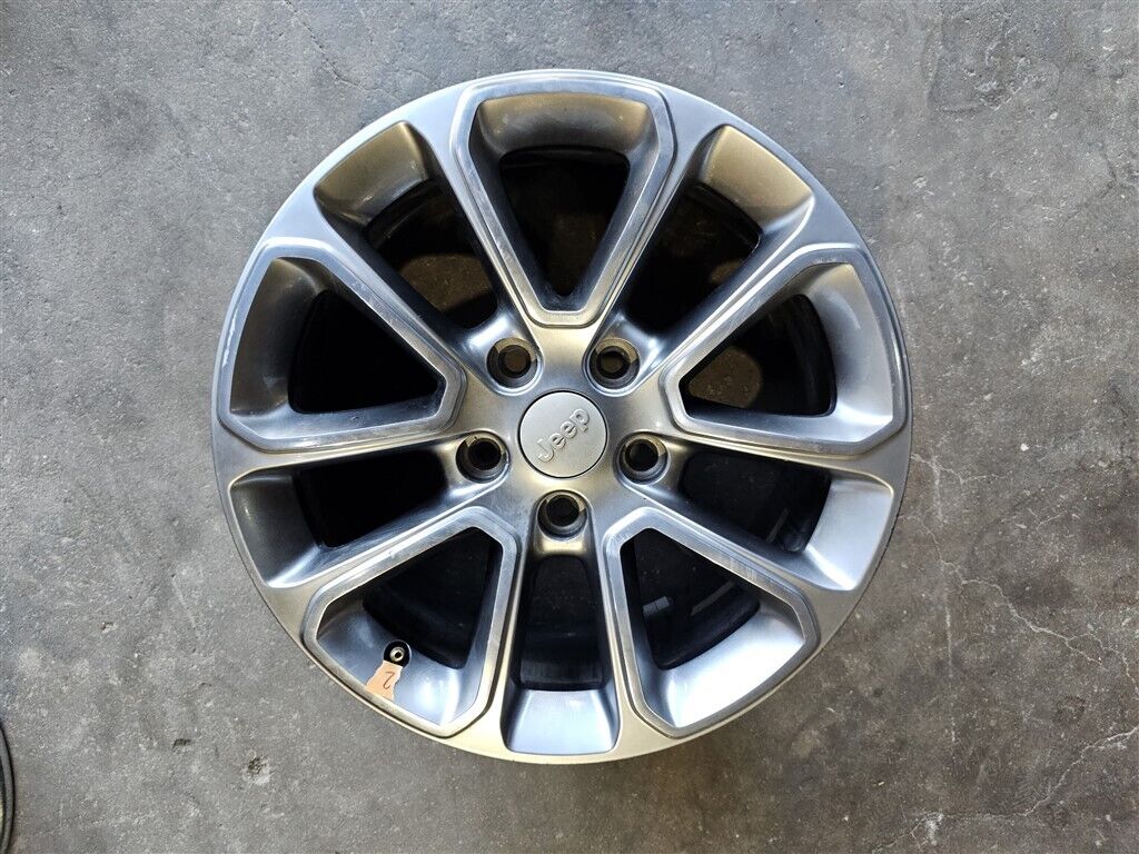 (1) 14-16 18" JEEP GRAND CHEROKEE GREY MACHINE OEM WHEEL RIM 1VH40DD5AA-COMPASS