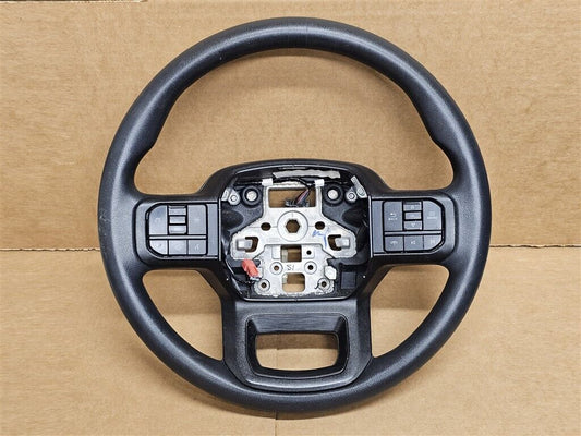 21-23 FORD F150 BLACK RUBBER STEERING WHEEL ML3B-3600-DF319W XLT CONTROLS 22 24