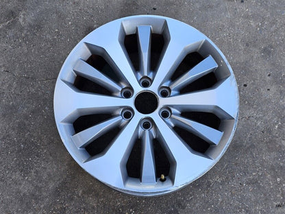 1-OEM 20" FORD F150 XLT WHEEL SILVER MACHINED RIM HL34-1007-JA LARIAT #12842