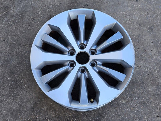 1-OEM 20" FORD F150 XLT WHEEL SILVER MACHINED RIM HL34-1007-JA LARIAT #12842
