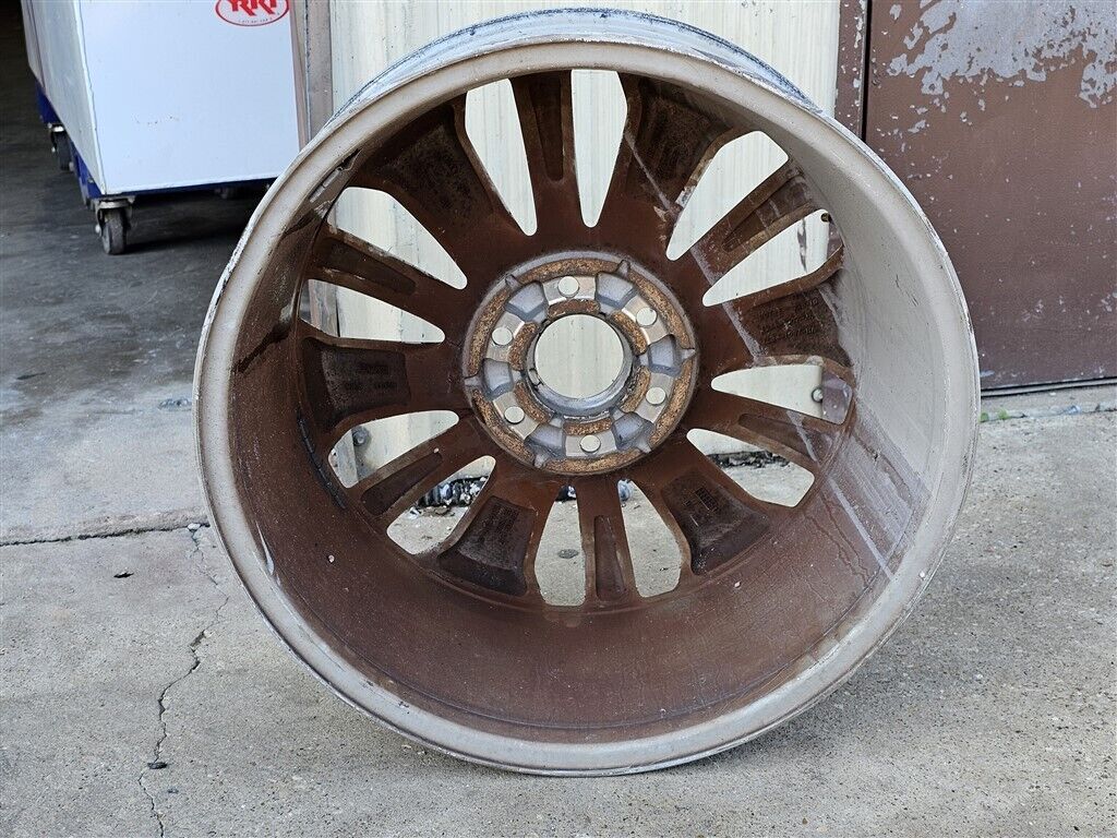 1-OEM 20" FORD F150 XLT WHEEL SILVER MACHINED RIM HL34-1007-JA LARIAT #12842