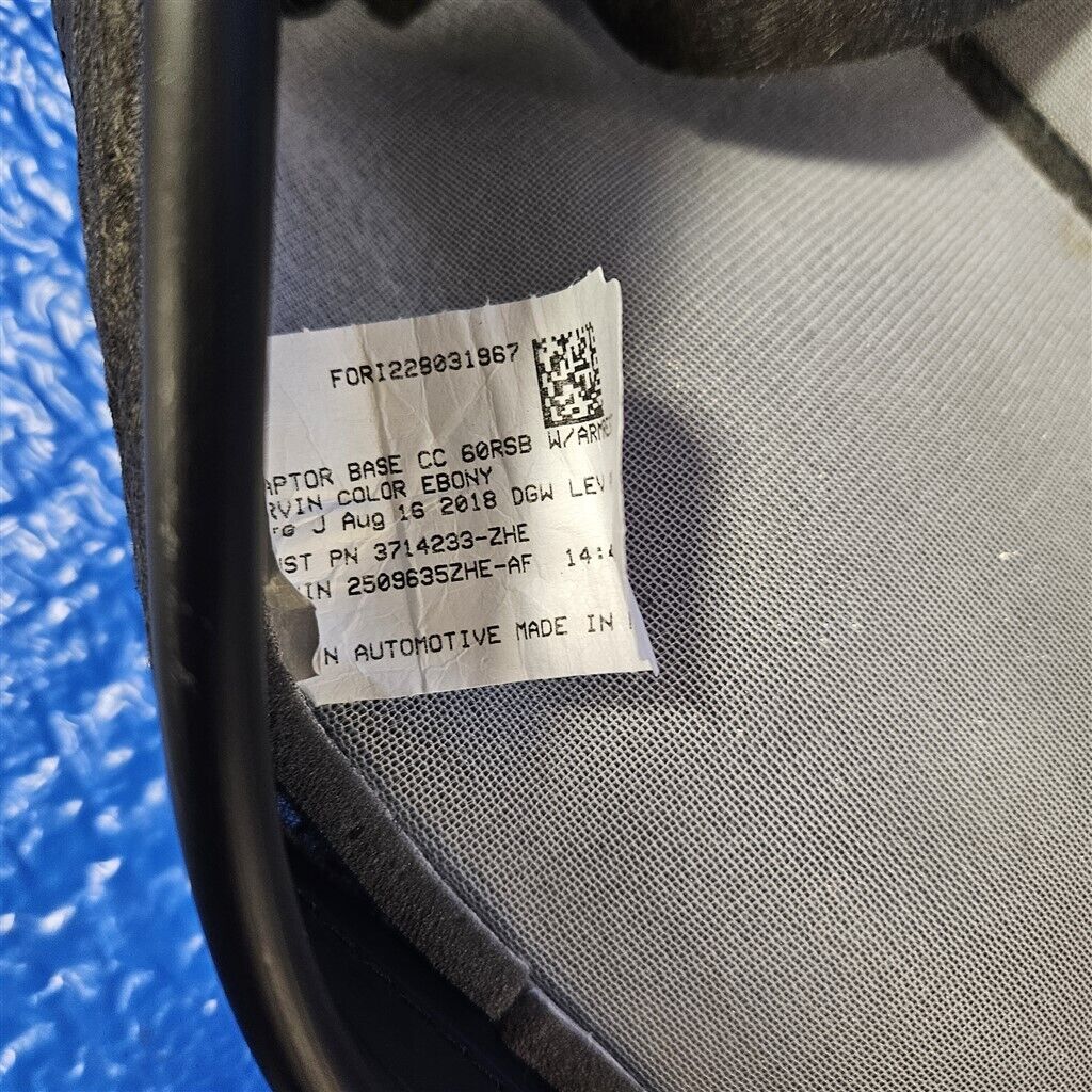 2017-2018 FORD F150 RAPTOR SUPERCREW LEATHER BACK DRIVER REAR UPPER SEAT COVER