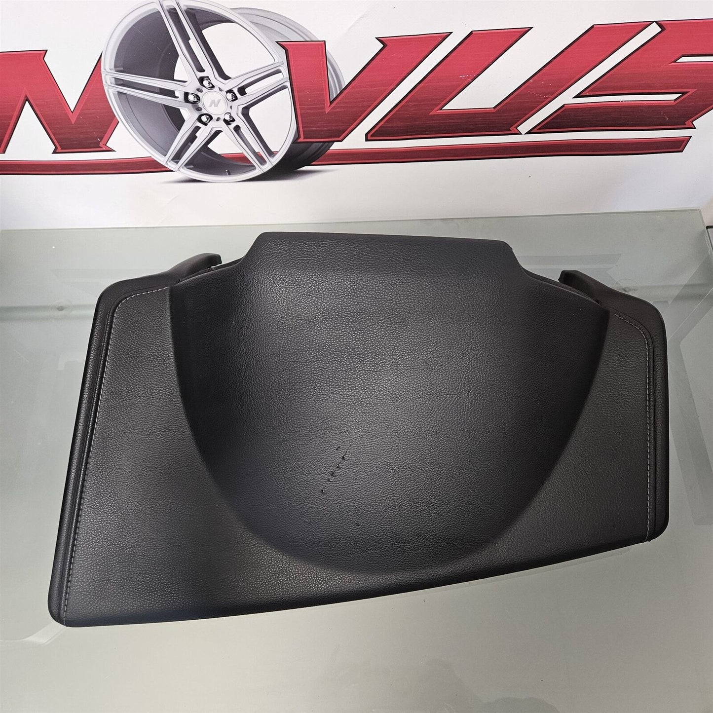15-20 FORD F150 LARIAT DRIVER BLACK LEATHER DASH COVER FL3B-40A600-B