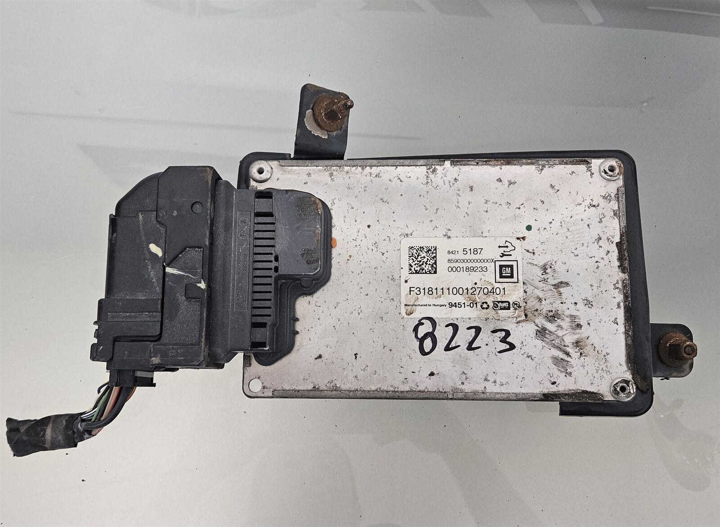 2018 GMC SIERRA 1500 OEM SUSPENSION CONTROL MODULE CHASSIS ECM 84215187