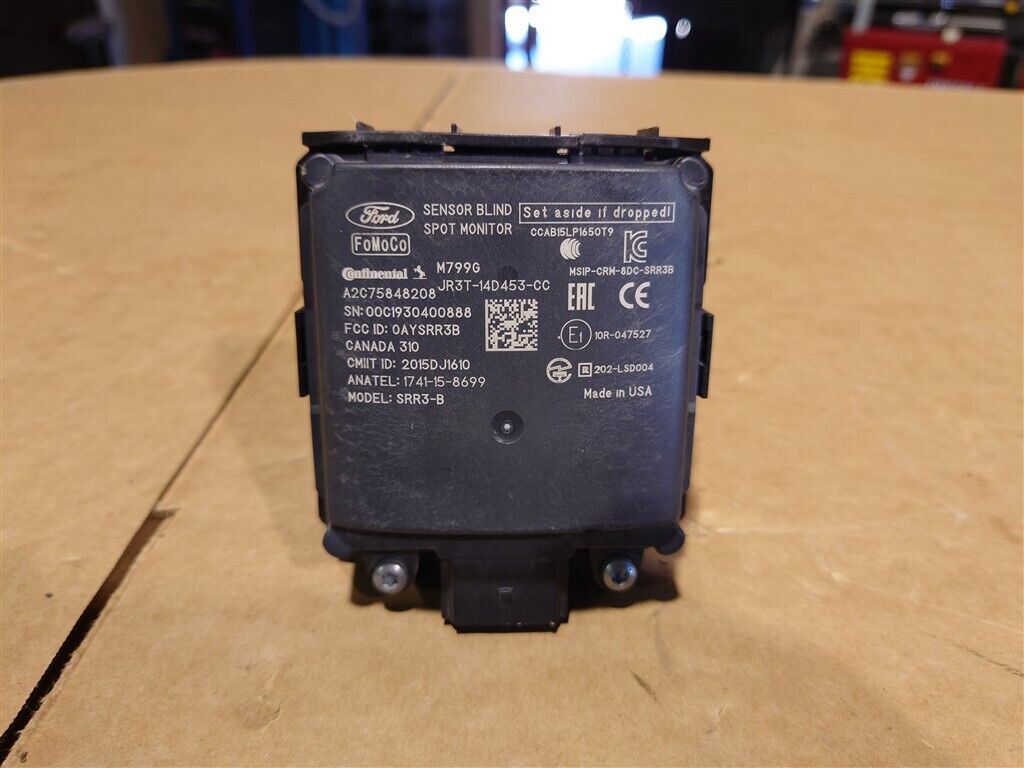 2018-2020 FORD MUSTANG REAR BLIND SPOT SENSOR MODULE OEM JR3T-14D453-CC EDGE GT
