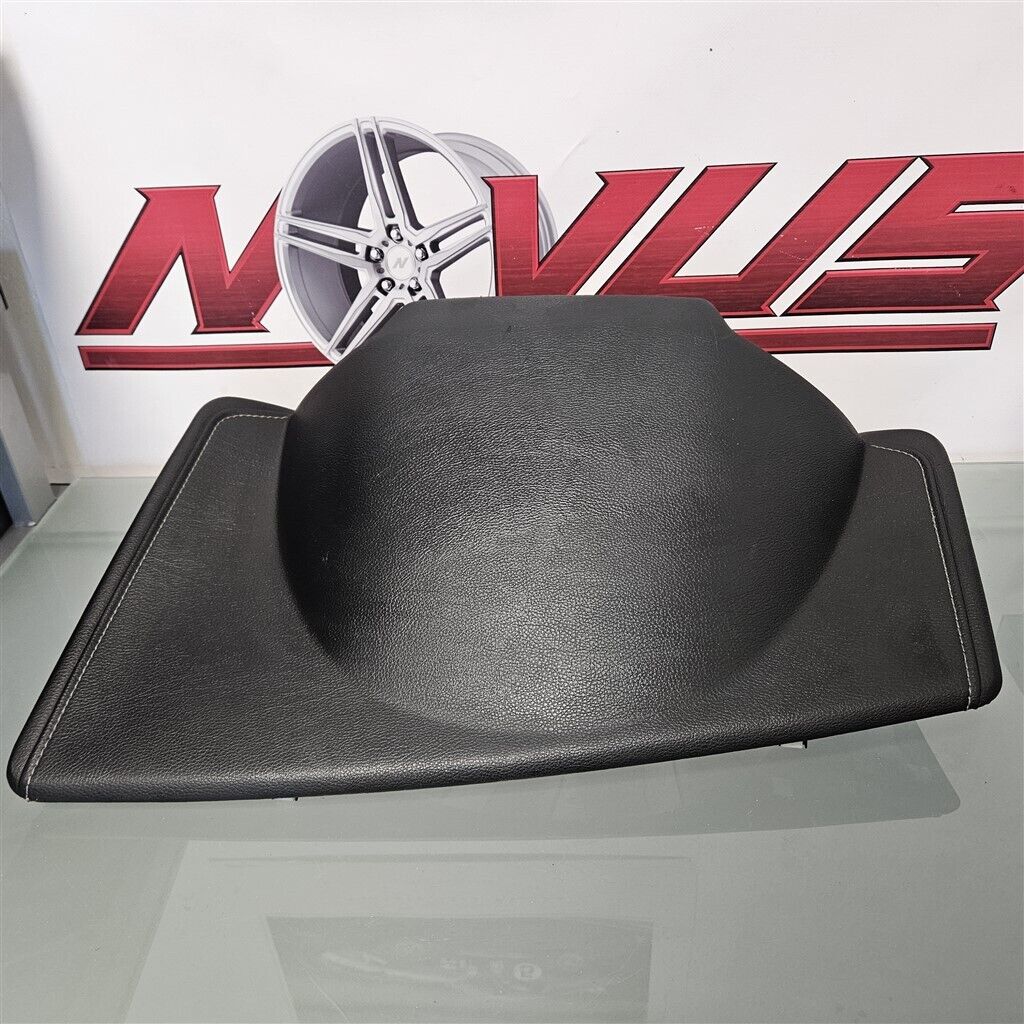 15-20 FORD F150 LARIAT DRIVER BLACK LEATHER DASH COVER FL3B-40A600-B