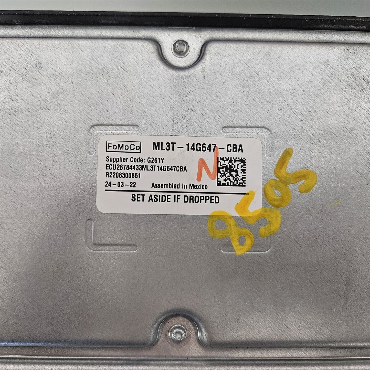 2021-2023 FORD F150 ADVANCED DRIVER ASSIST CAMERA CONTROL MODULE ML3T-14G647-CBA