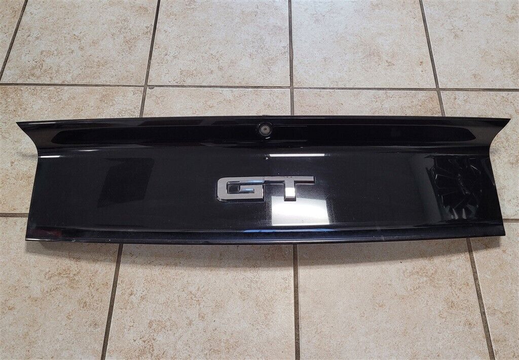 2015-2020 FORD MUSTANG GT REAR TRUNK PLAQUE EMBLEM CAMERA 16 17 18 19 OEM -12295