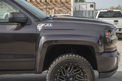 CHEVY Z71 WHITE PUNISHER 4X4 OFF ROAD SILVERADO CHEVOLET GMC SIERRA USA DECAL US