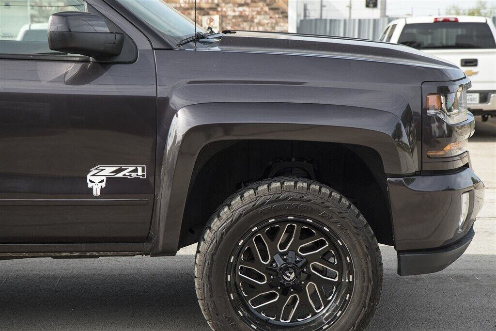 CHEVY Z71 WHITE PUNISHER 4X4 OFF ROAD SILVERADO CHEVOLET GMC SIERRA USA DECAL US