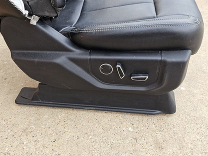 15-20 FORD F150 BLACK LEATHER SEAT FRONT PASSENGER-LARIAT PLATINUM XLT HEAT